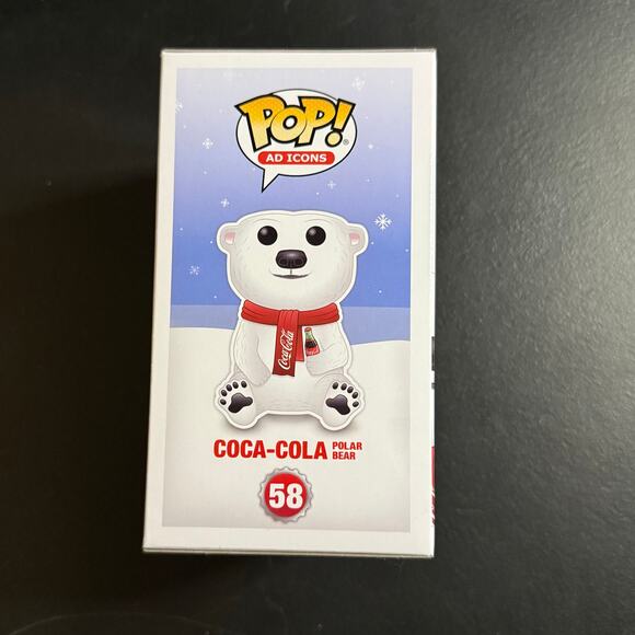 Funko Pop - Ad Icons - Coca-Cola Polar Bear #58 - Holiday - Christmas - Picture 4 of 6